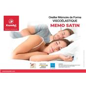 OREILLER MEMO SATIN KWEDEL